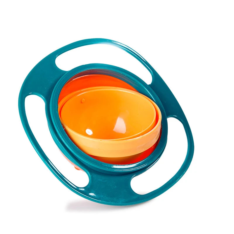 Spill-Proof Gyro Bowl – 360° Rotating Baby Dish