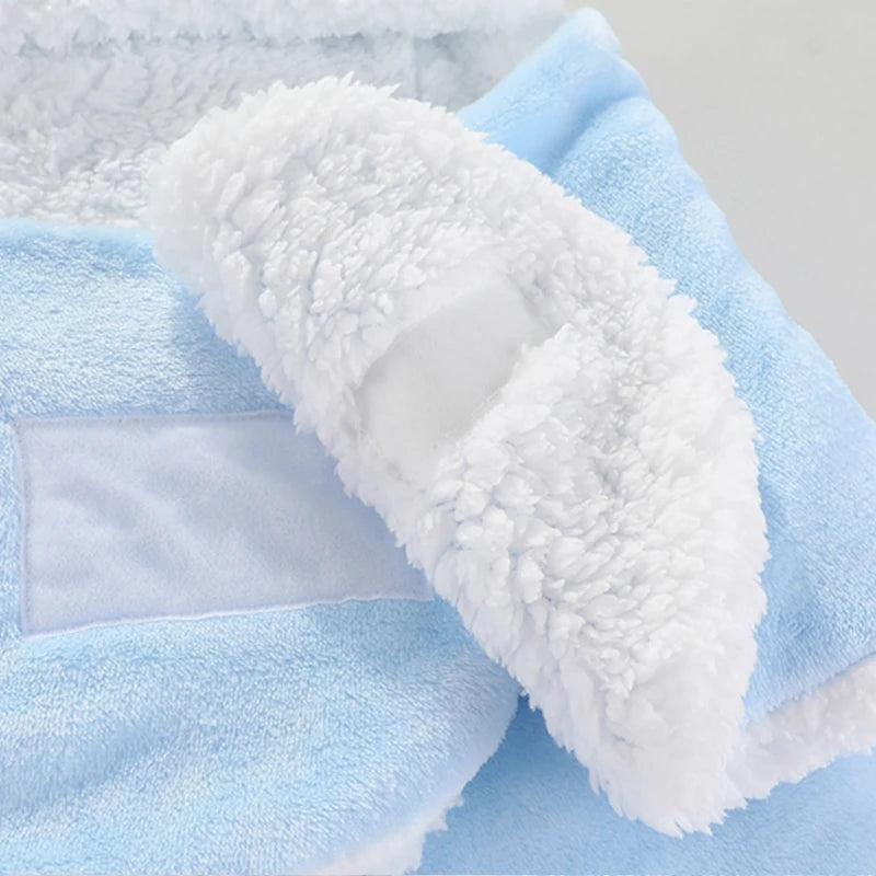 Warm Baby Sleeping Bag – Soft Flannel Wrap for Newborns (0-9M) – Cozy for Autumn & Winter