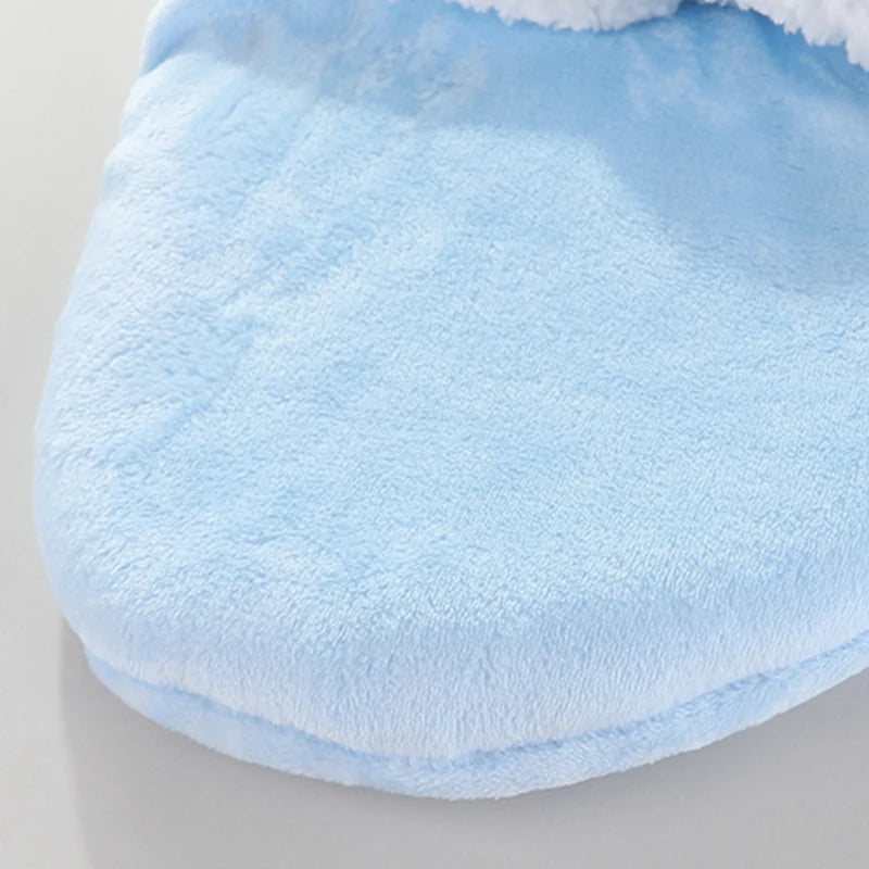 Warm Baby Sleeping Bag – Soft Flannel Wrap for Newborns (0-9M) – Cozy for Autumn & Winter