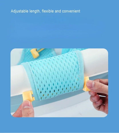 Baby Bath Mat Newborn T-Net Adjustable Newborn Net Protector Bath Accessories Baby Products Foldable Bath And Shower