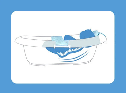 Baby Bath Mat Newborn T-Net Adjustable Newborn Net Protector Bath Accessories Baby Products Foldable Bath And Shower