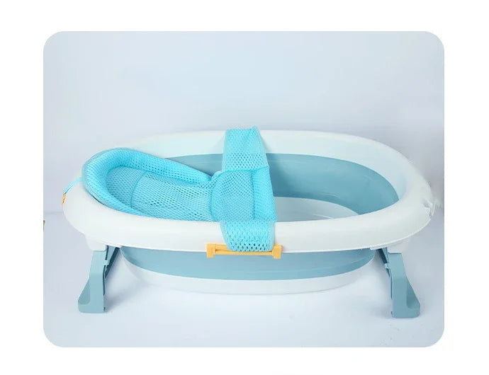 Baby Bath Mat Newborn T-Net Adjustable Newborn Net Protector Bath Accessories Baby Products Foldable Bath And Shower
